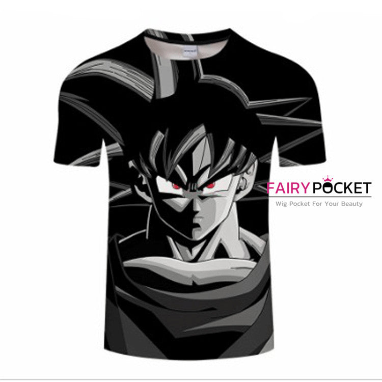 Dragon Ball Son Goku Black T-Shirt - C