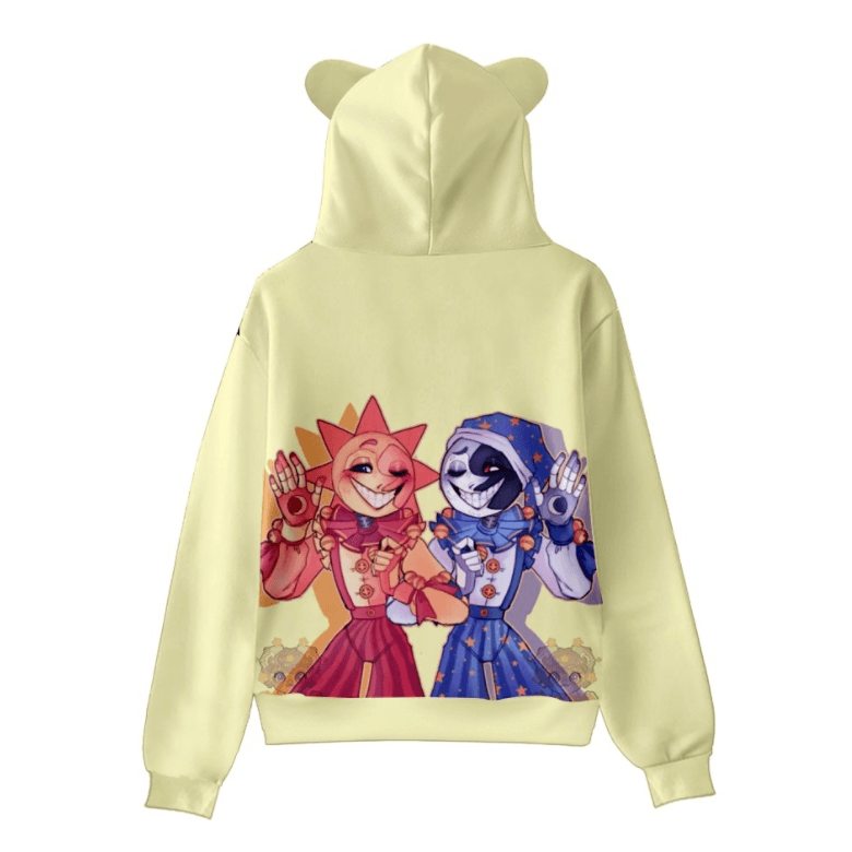 Five Nights at Freddy's Sundrop Moondrop Anime Cat Eat Hoodie - I –  FairyPocket Wigs