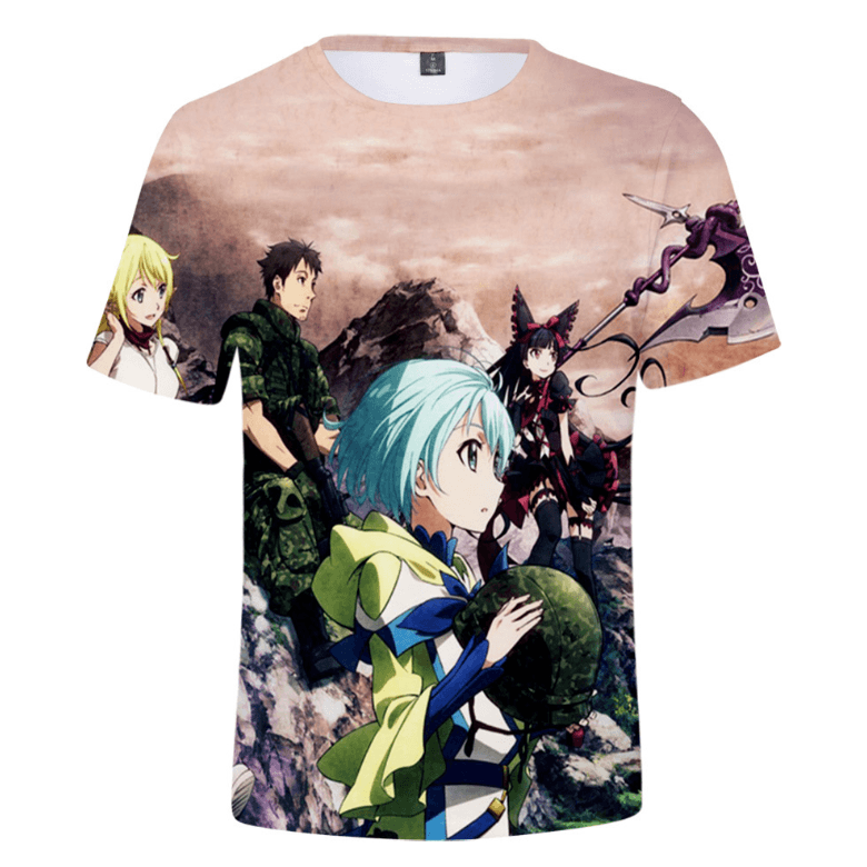 Gate Thus the JSDF Fought There! Fire Dragon Arc Anime T-Shirt - E –  FairyPocket Wigs