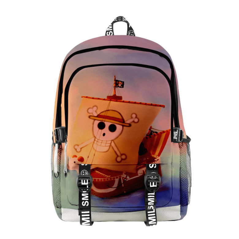Anime One Piece School Backpack, One Piece Anime School Bag